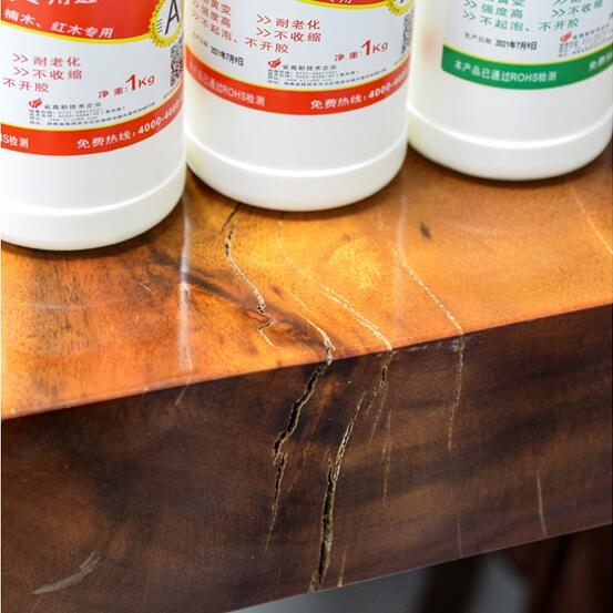 透明木材裂縫膠